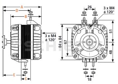 více o produktu - Motor ventilátoru GT11-A/E-5, 30013, Glems-Technik